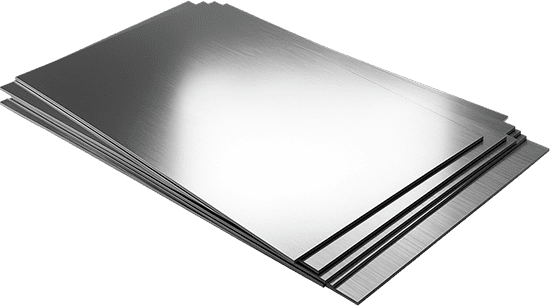 Chapas de Aço Inox Supri INOX para Indústria Pilha de Chapas de aço Supri INOX escovado para aplicações industriais e arquitetônicas, alta qualidade e resistência à corrosão.