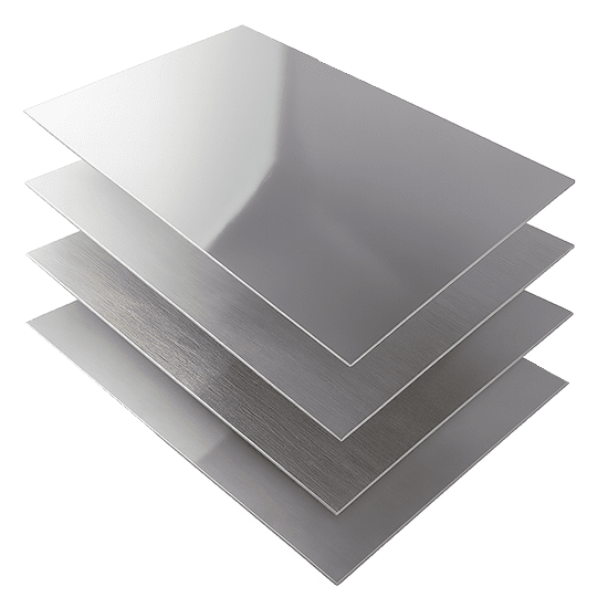 Chapas de Aço Inox Suprir — Qualidade, resistência e acabamento superior Chapas de aço inoxidável polidas e escovadas da Suprir Inox