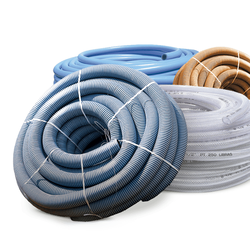 Mangueiras de PVC – Leves, flexíveis e econômicas Mangueiras de PVC flexíveis e transparentes para uso geral