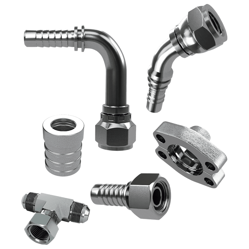 Terminais Hidráulicos – Conexões seguras e duráveis Terminais hidráulicos e conexões para mangueiras industriais