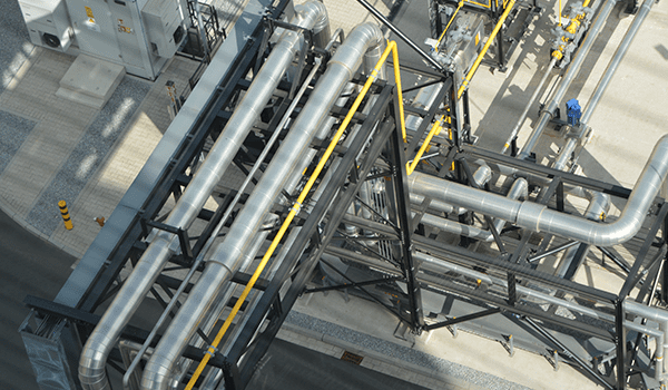 ubulação aérea em aço inox Schedule para transporte de água sob pressão