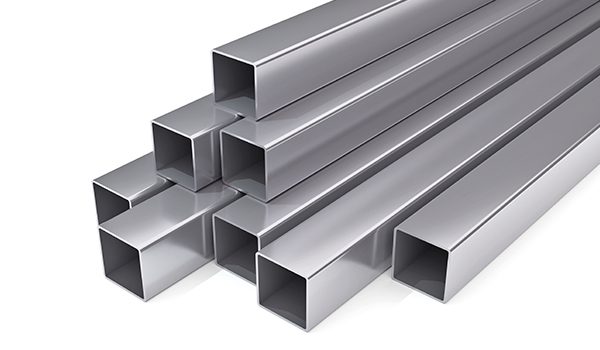 Tubos quadrados de aço inox para estruturas e corrimãos
